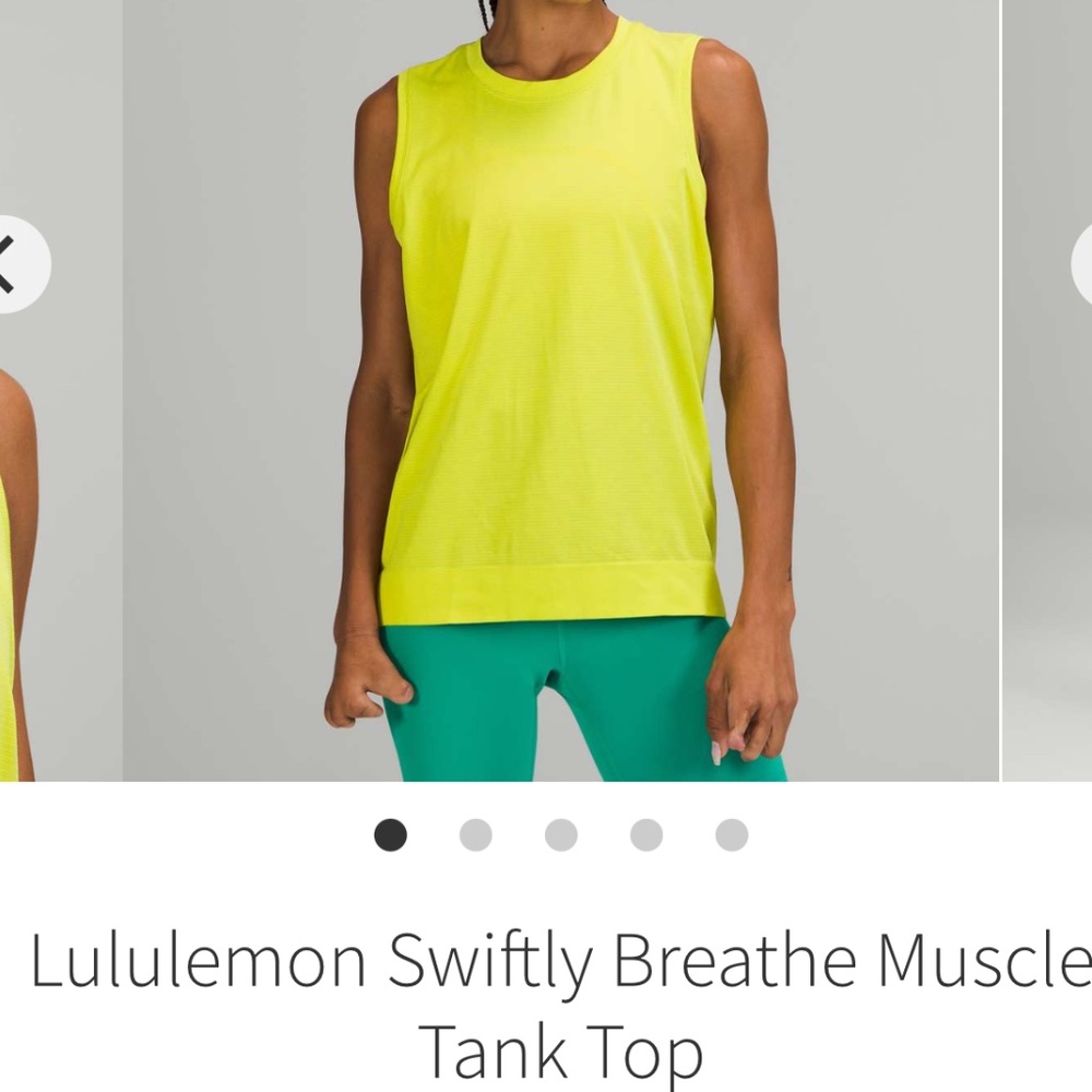 Lululemon Swiftly Breathe tank top